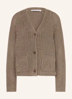 Strickjacke ALIVA mit Seide und Leinen