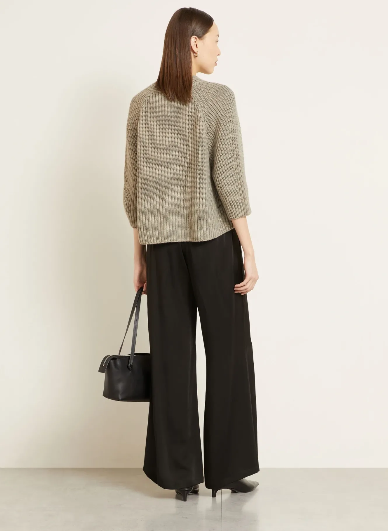 Strickjacke FALLOU aus Cashmere mit 3/4-Arm