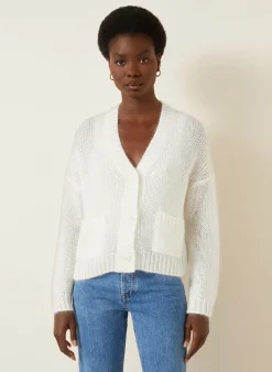 Strickjacke LIMONE mit Mohair und Seide