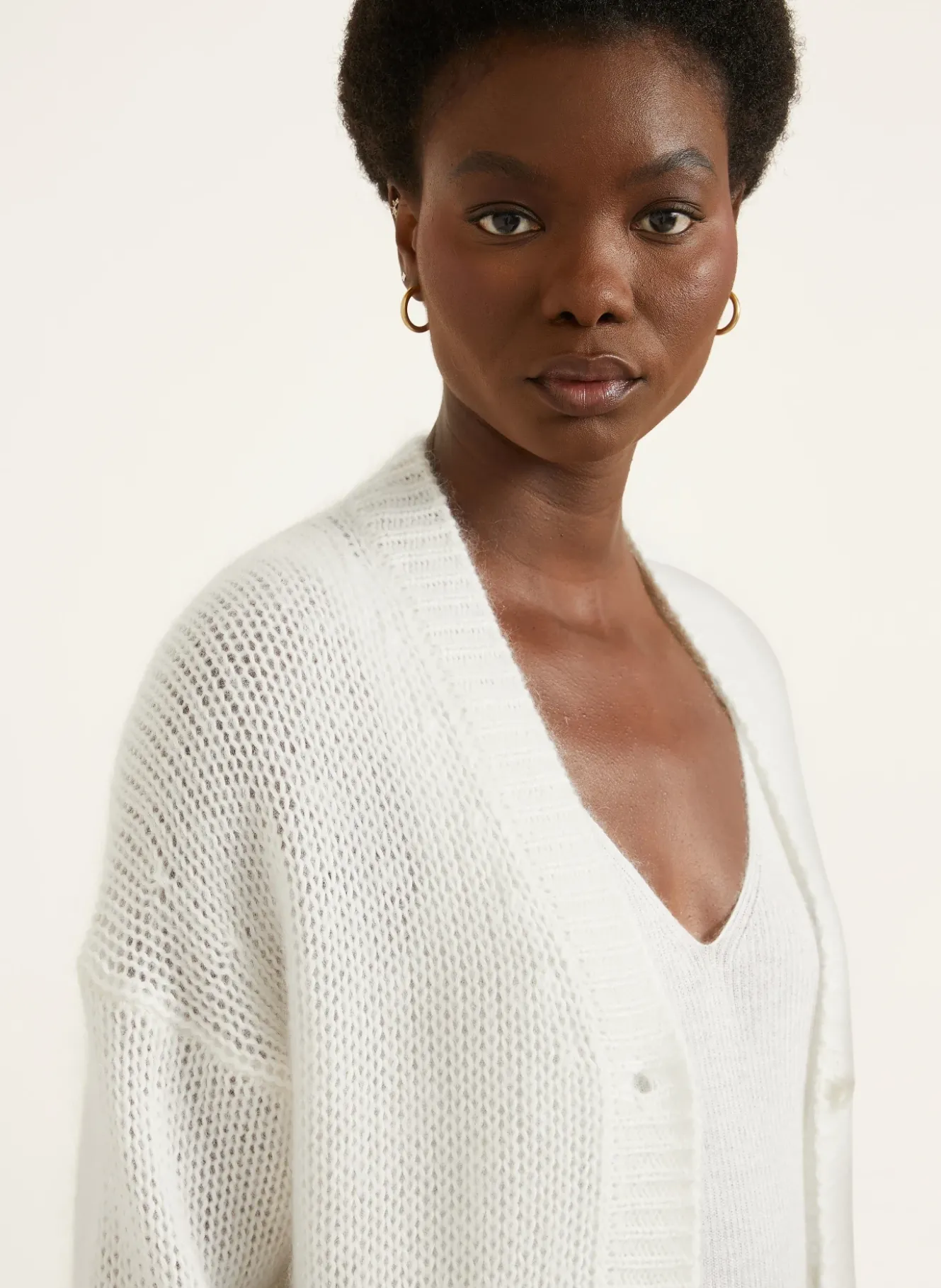 Strickjacke LIMONE mit Mohair und Seide