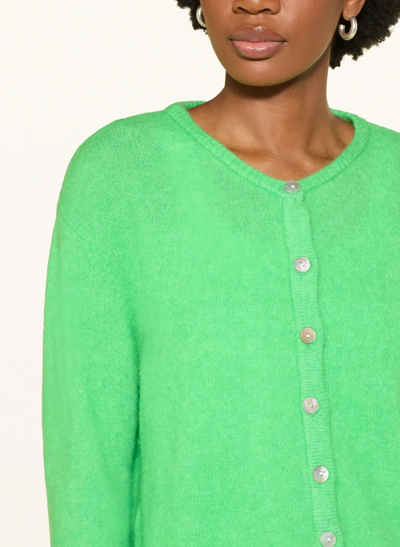 Strickjacke mit Alpaka