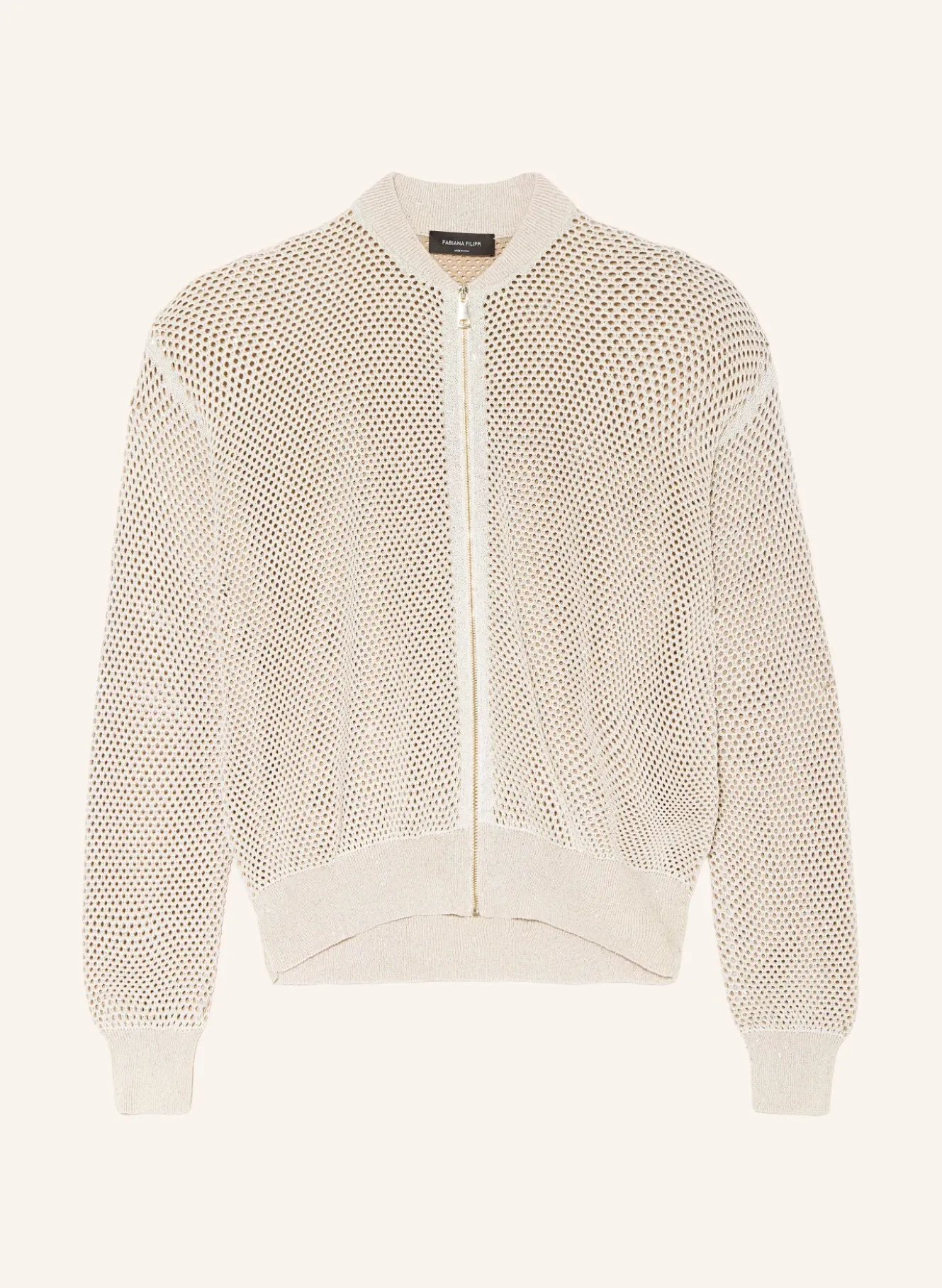 Strickjacke mit Pailletten