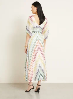 Strickkleid mit Glitzergarn