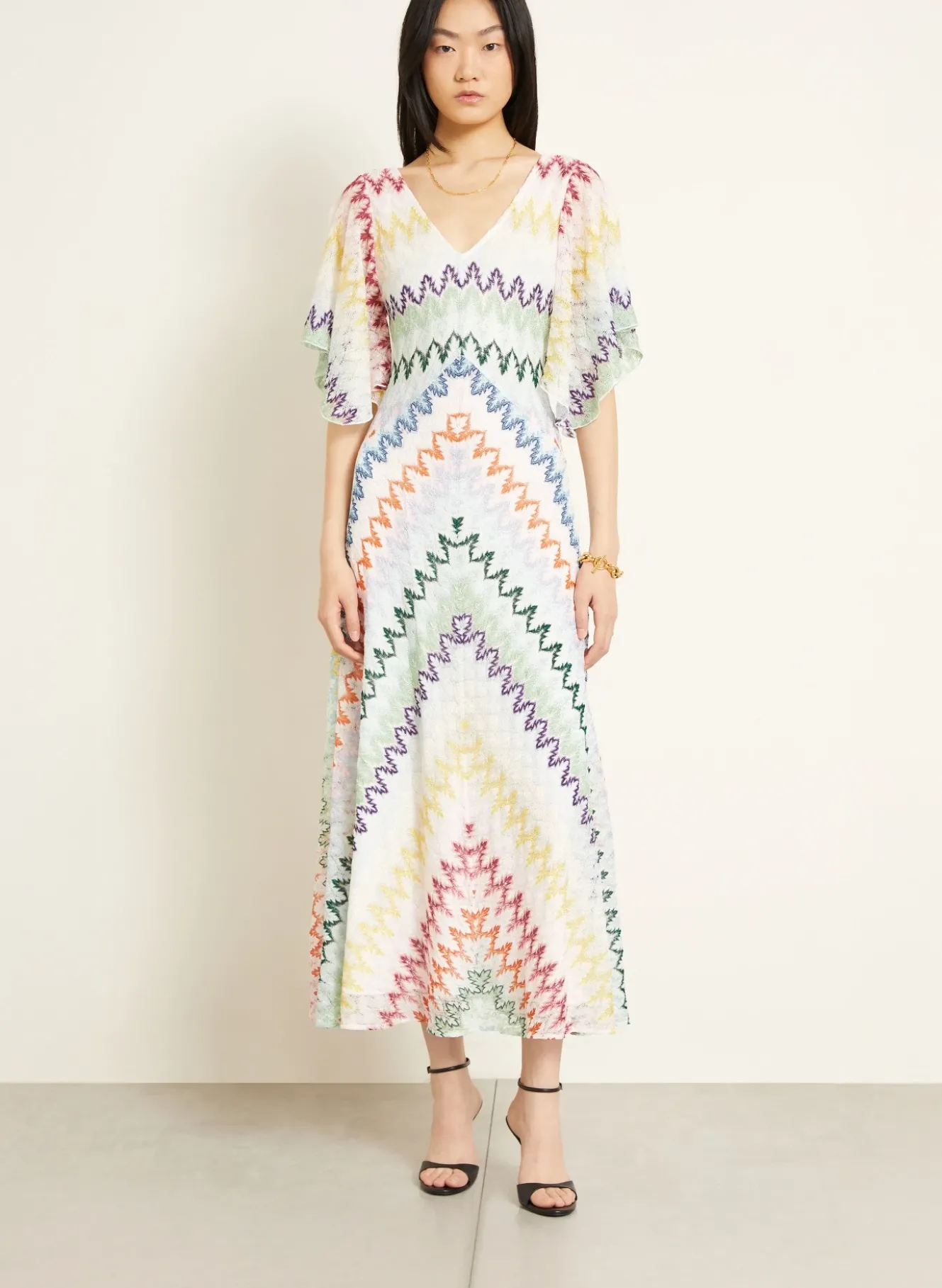 Strickkleid mit Glitzergarn