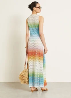 Strickkleid mit Glitzergarn