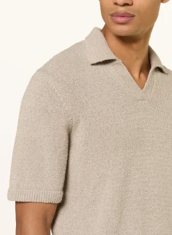 Strick-Poloshirt