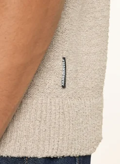 Strick-Poloshirt