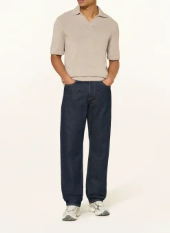Strick-Poloshirt
