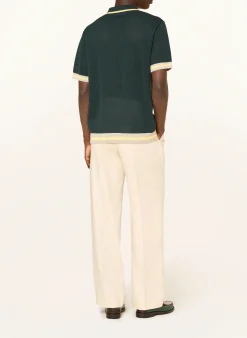 Strick-Poloshirt