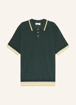 Strick-Poloshirt