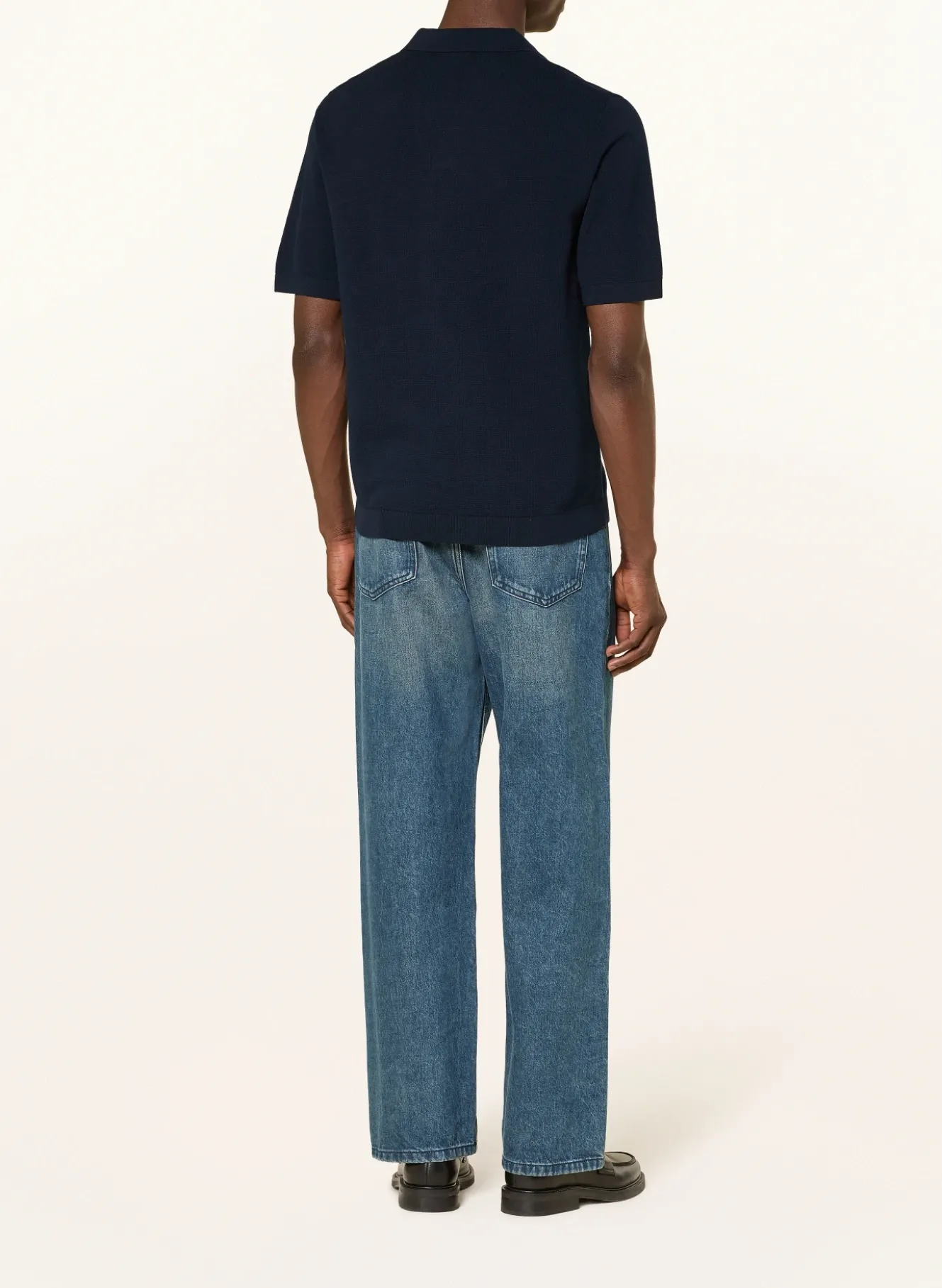 Strick-Poloshirt