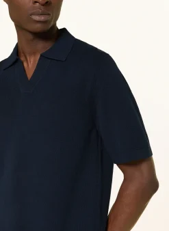 Strick-Poloshirt