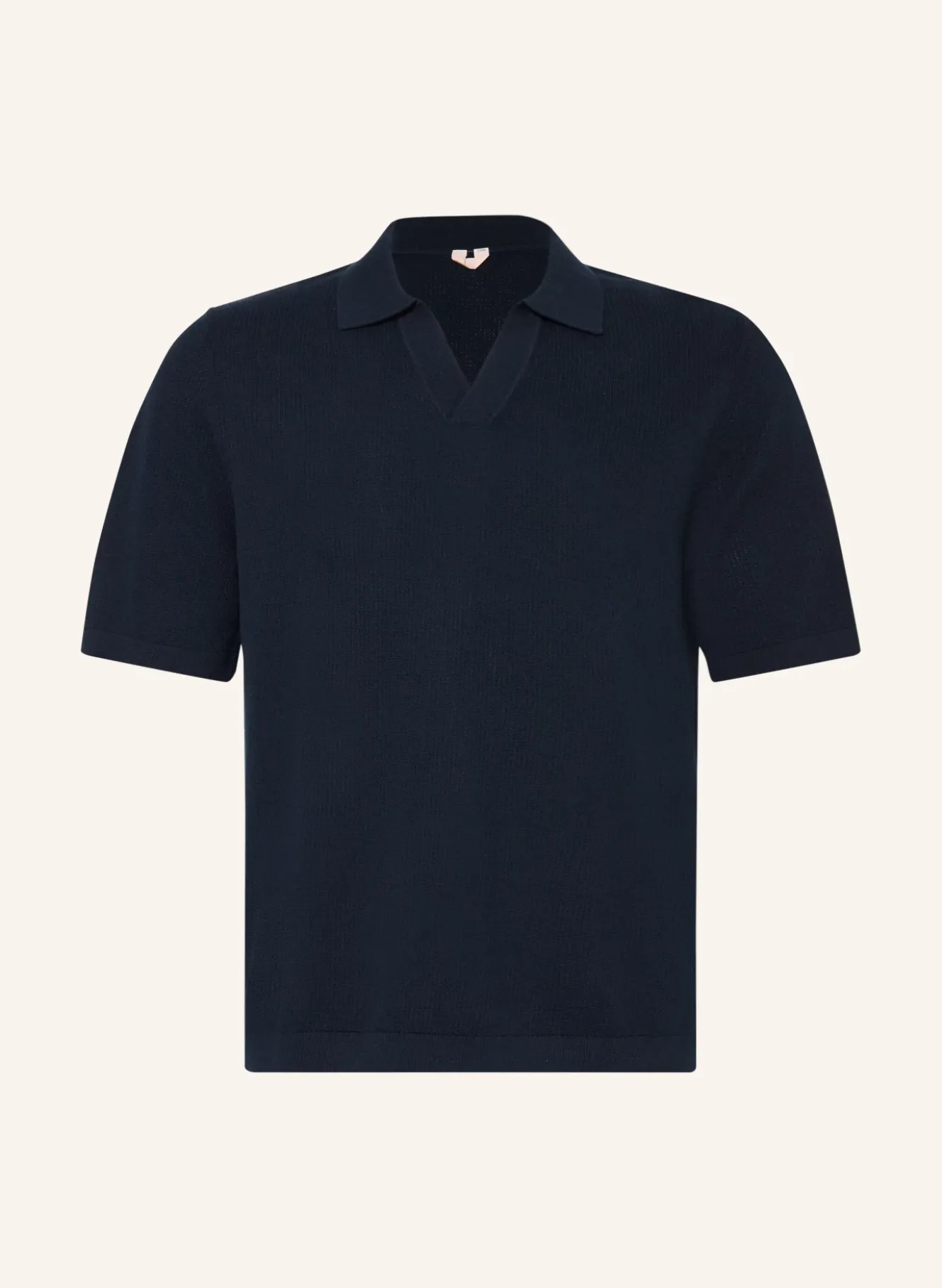 Strick-Poloshirt