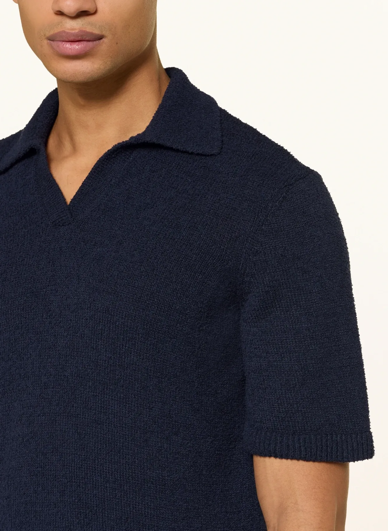 Strick-Poloshirt