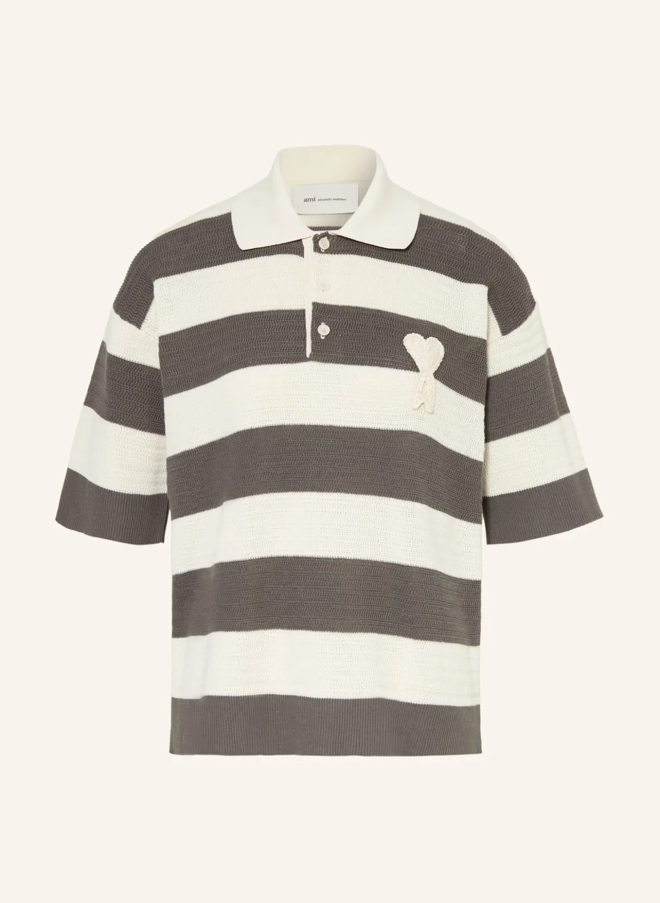 Strick-Poloshirt