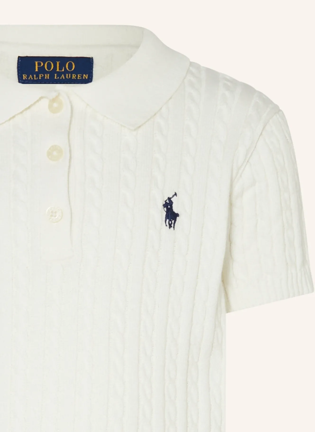 Strick-Poloshirt
