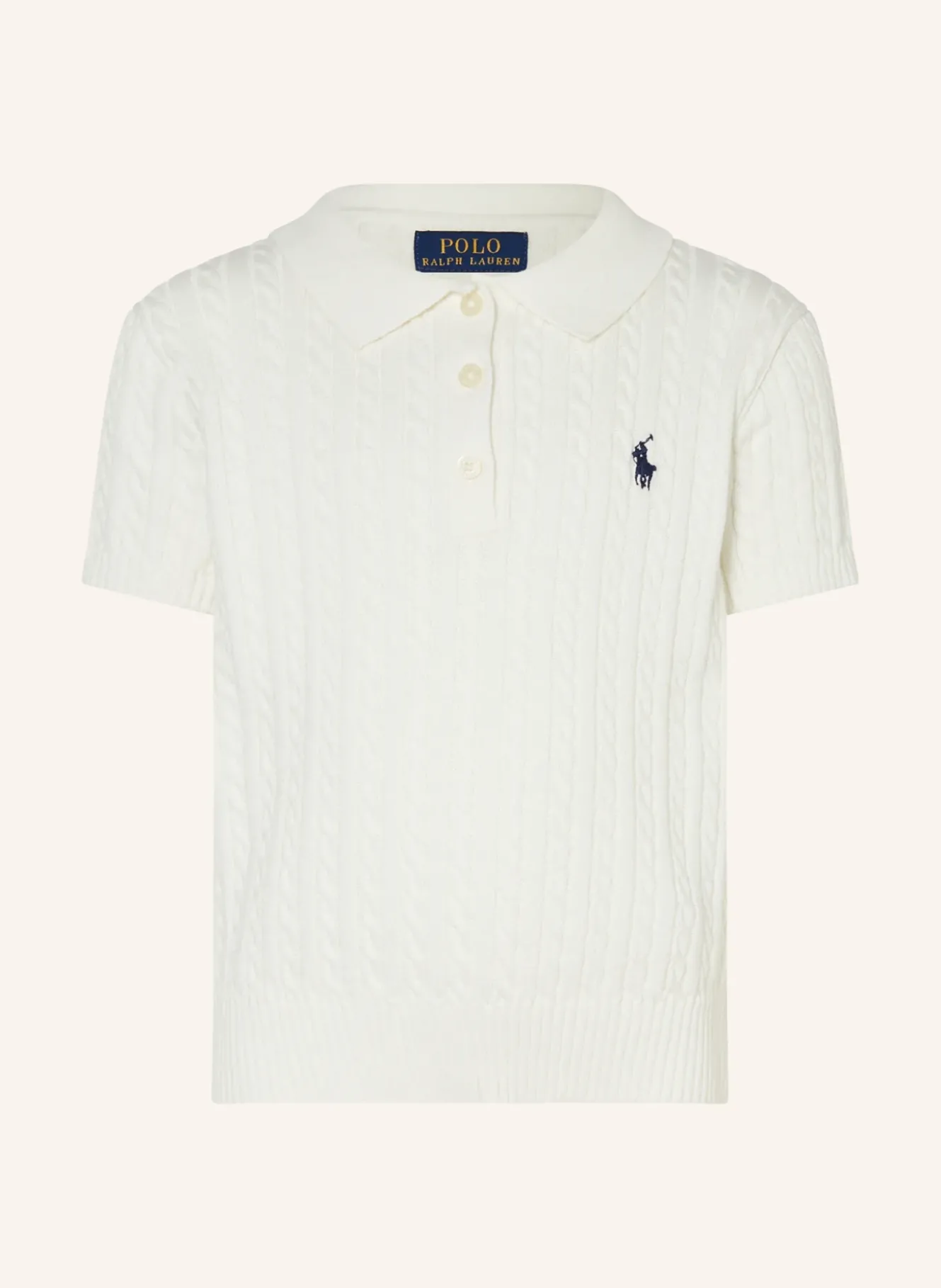Strick-Poloshirt