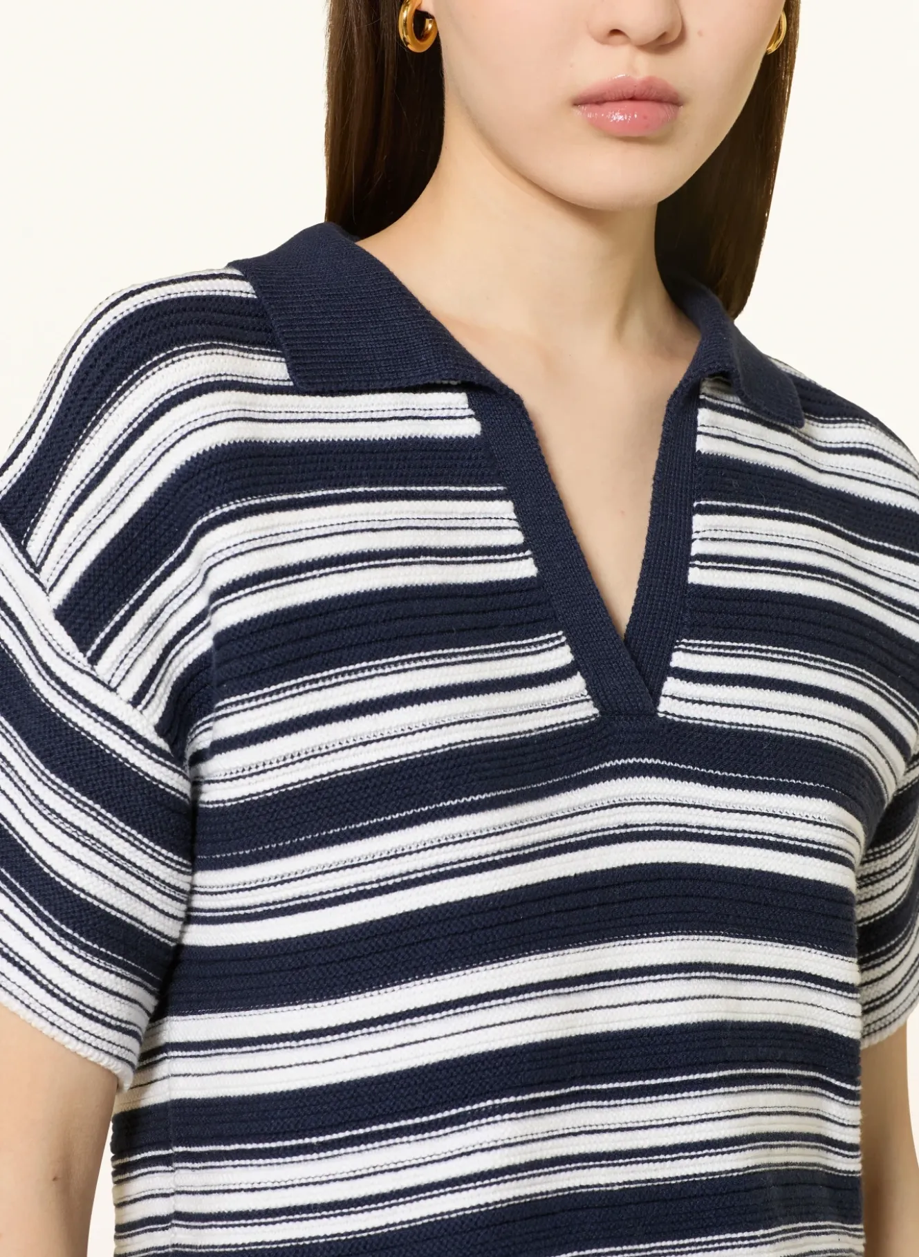 Strick-Poloshirt