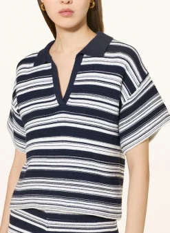 Strick-Poloshirt