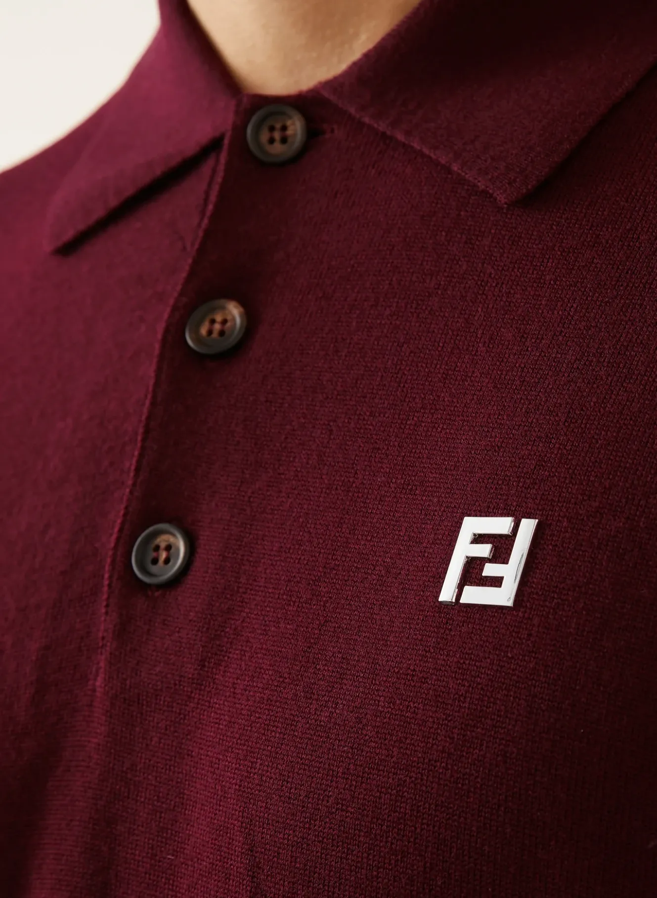 Strick-Poloshirt