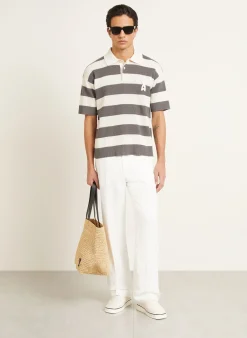 Strick-Poloshirt