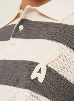 Strick-Poloshirt