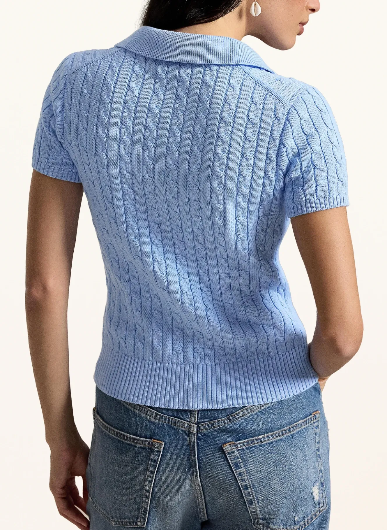Strick-Poloshirt