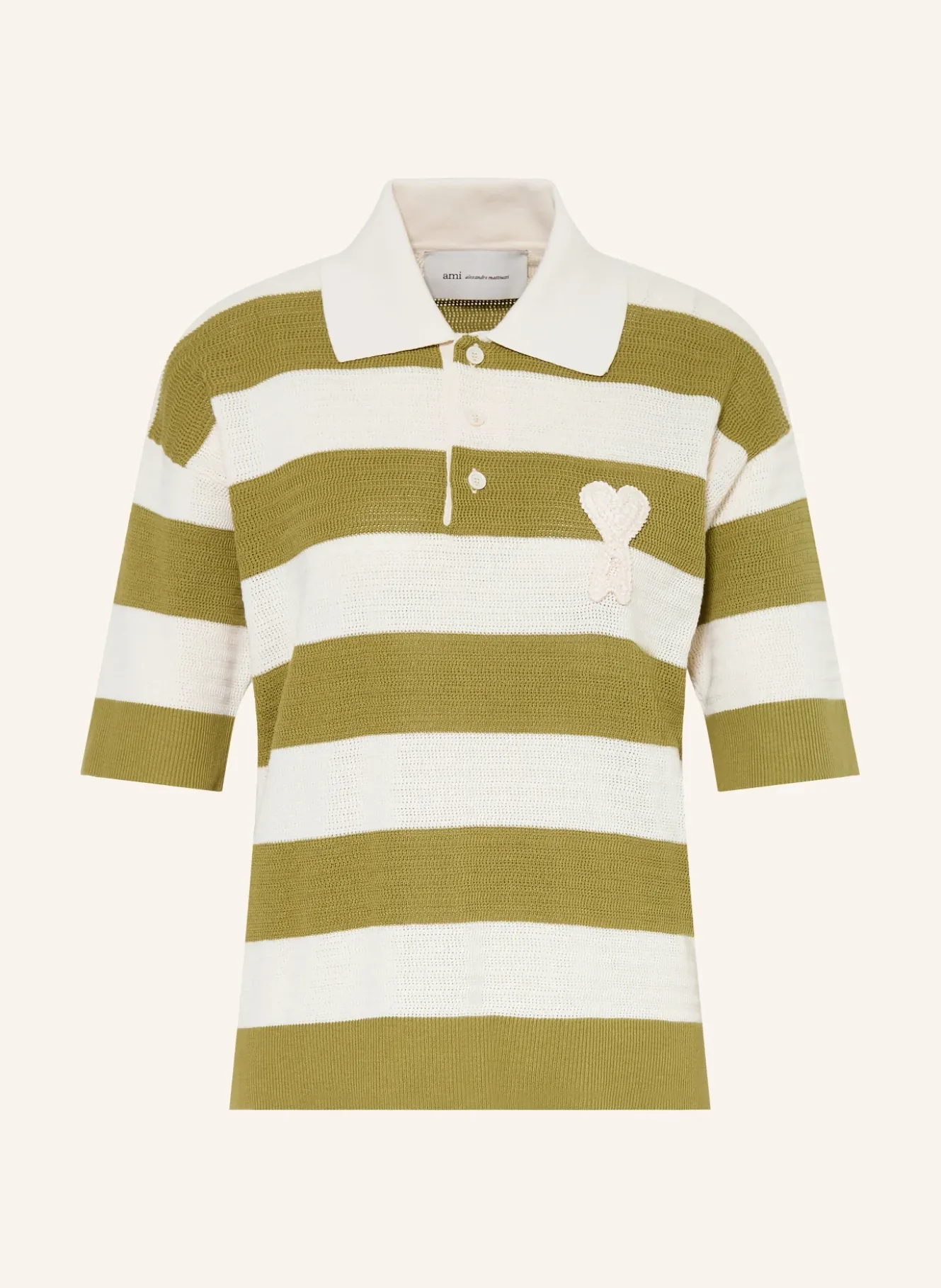 Strick-Poloshirt