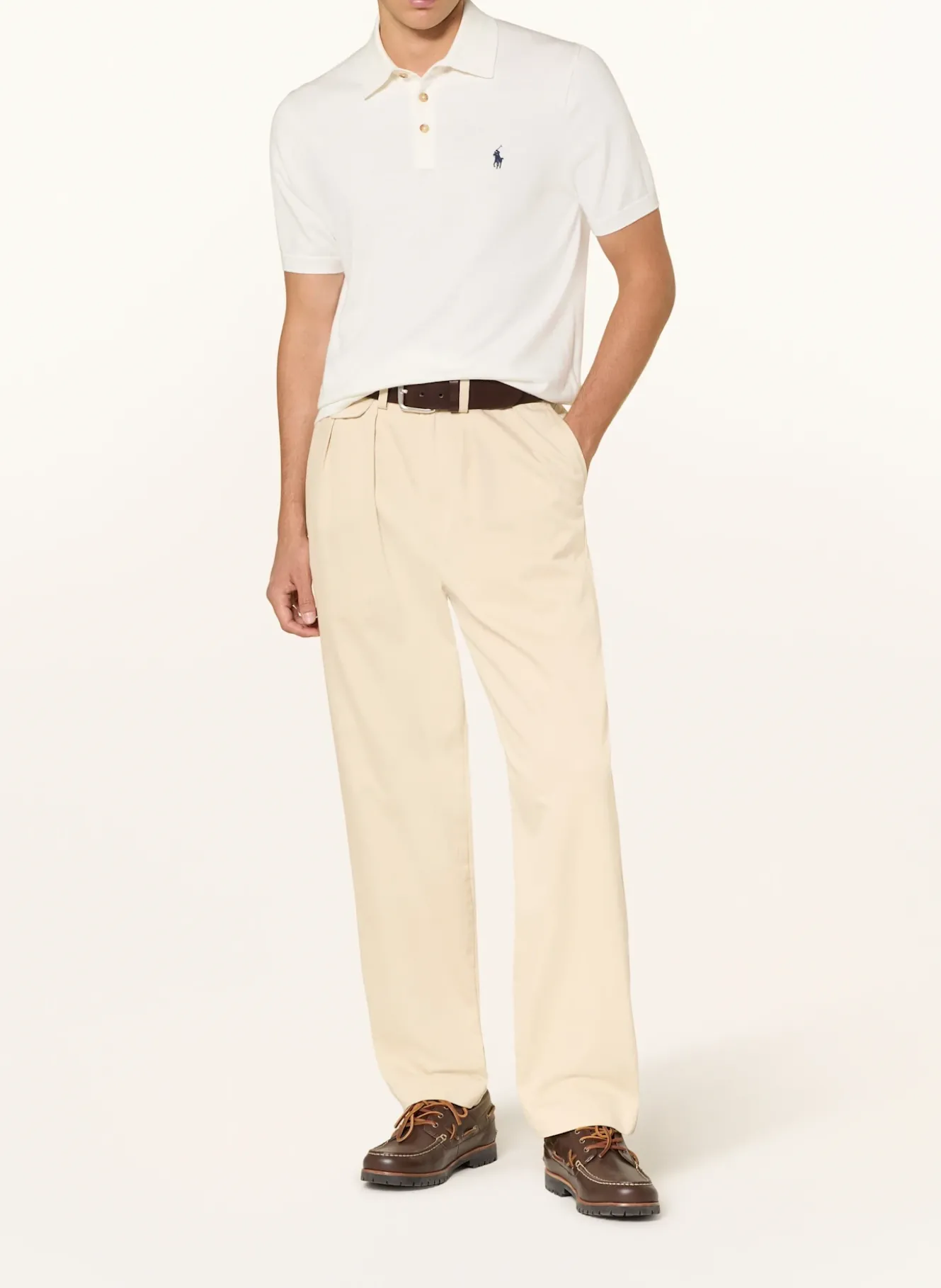 Strick-Poloshirt