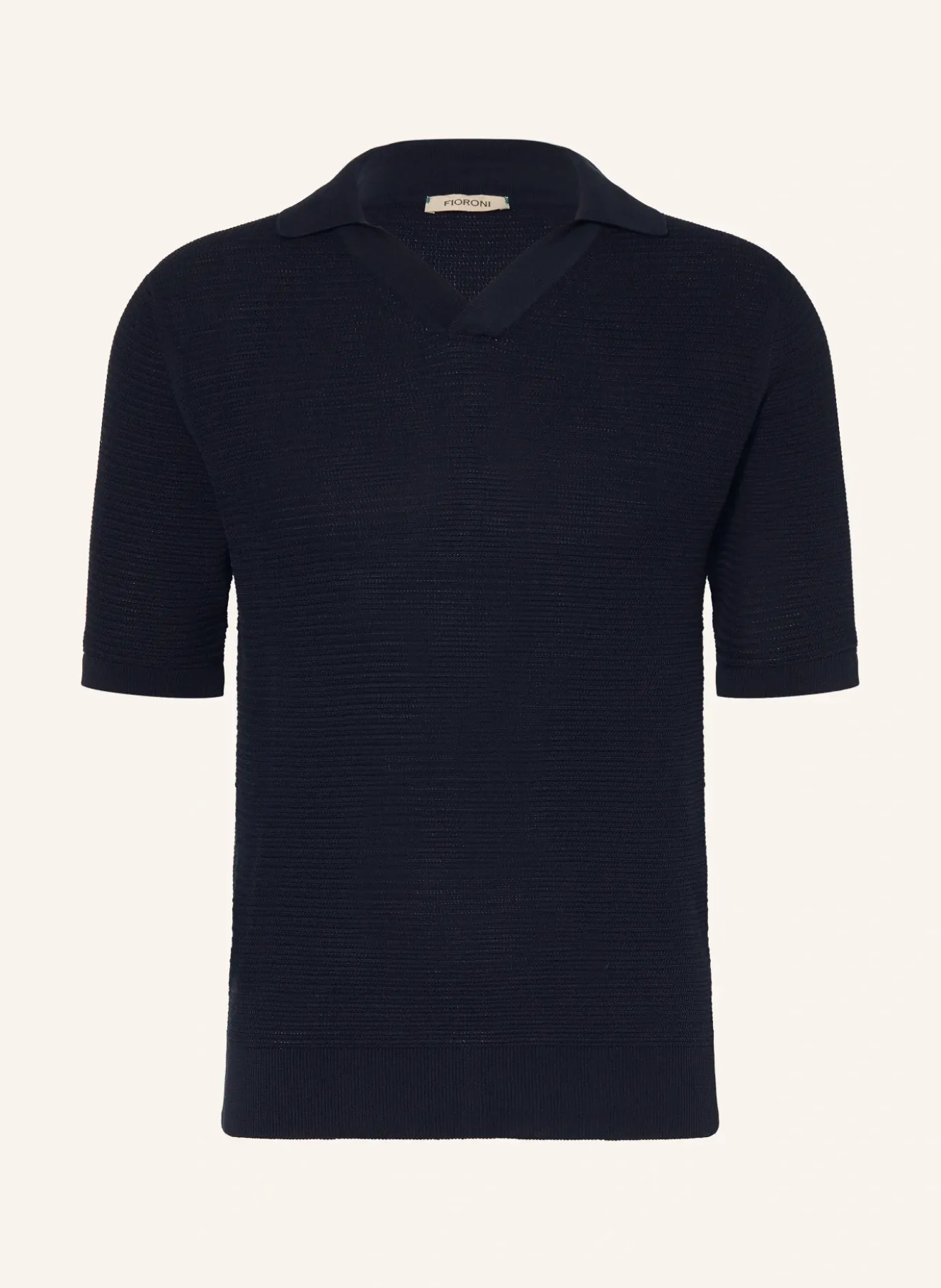Strick-Poloshirt