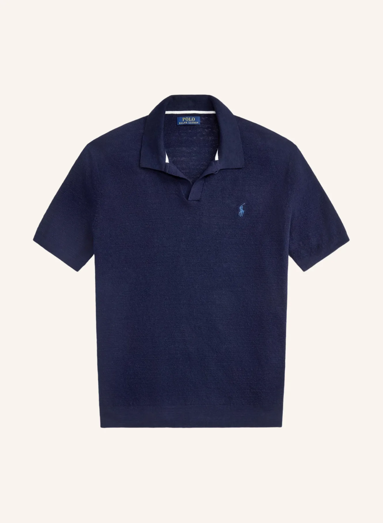 Strick-Poloshirt