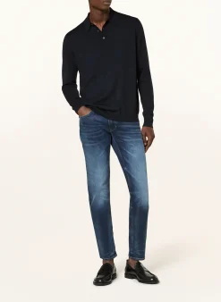 Strick-Poloshirt
