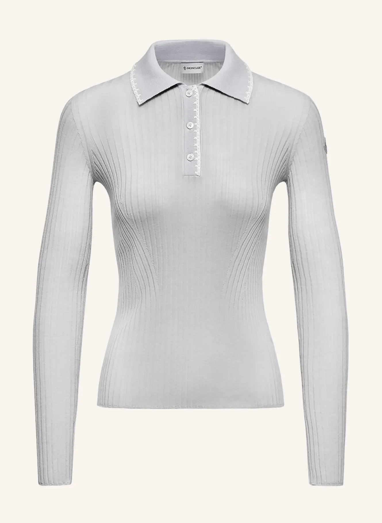 Strick-Poloshirt