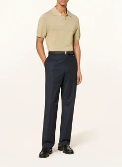 Strick-Poloshirt