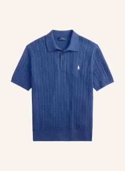 Strick-Poloshirt