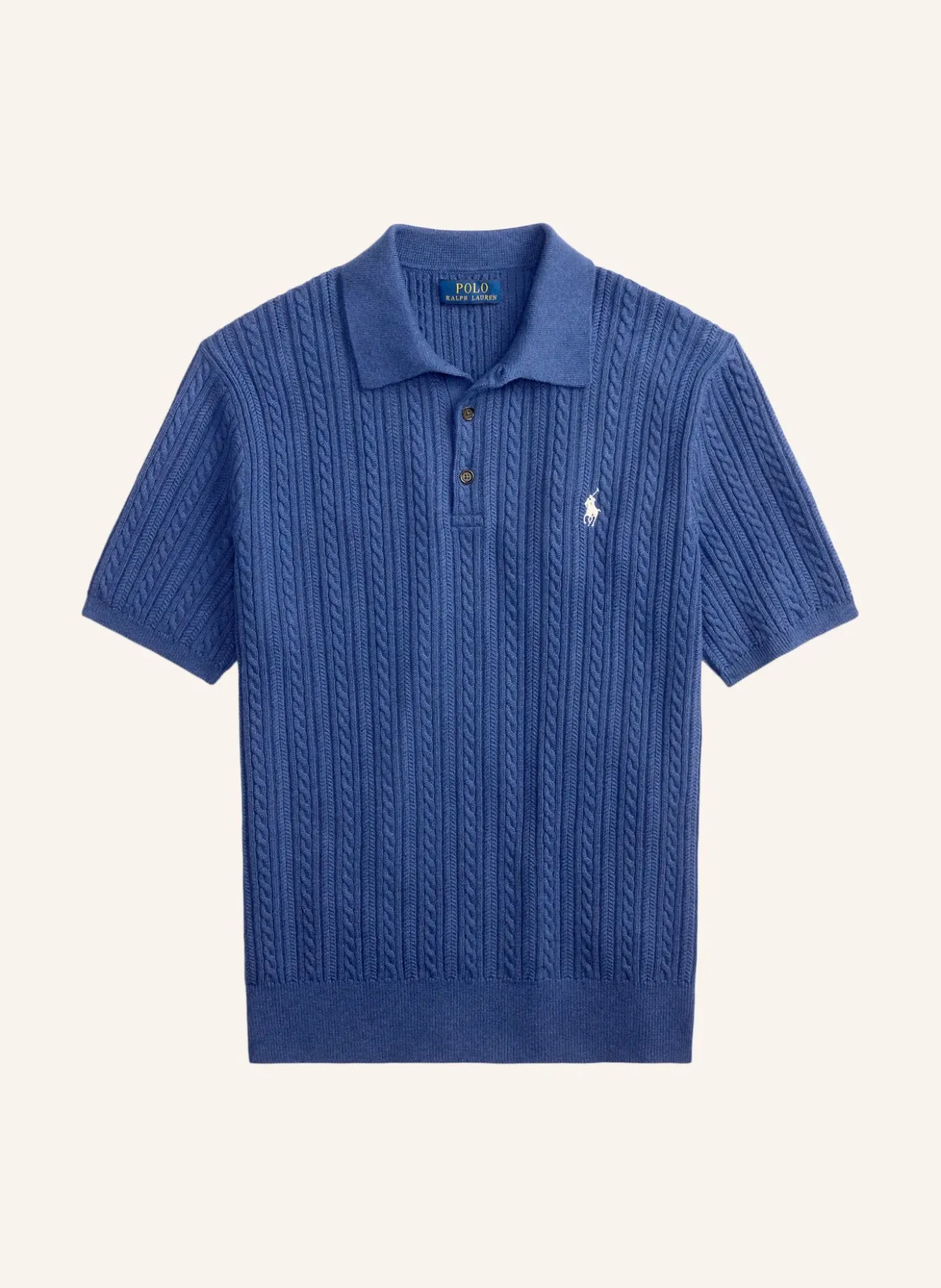 Strick-Poloshirt