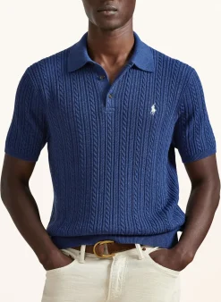 Strick-Poloshirt