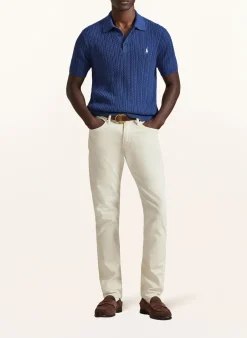 Strick-Poloshirt