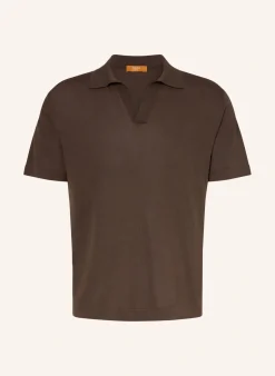 Strick-Poloshirt