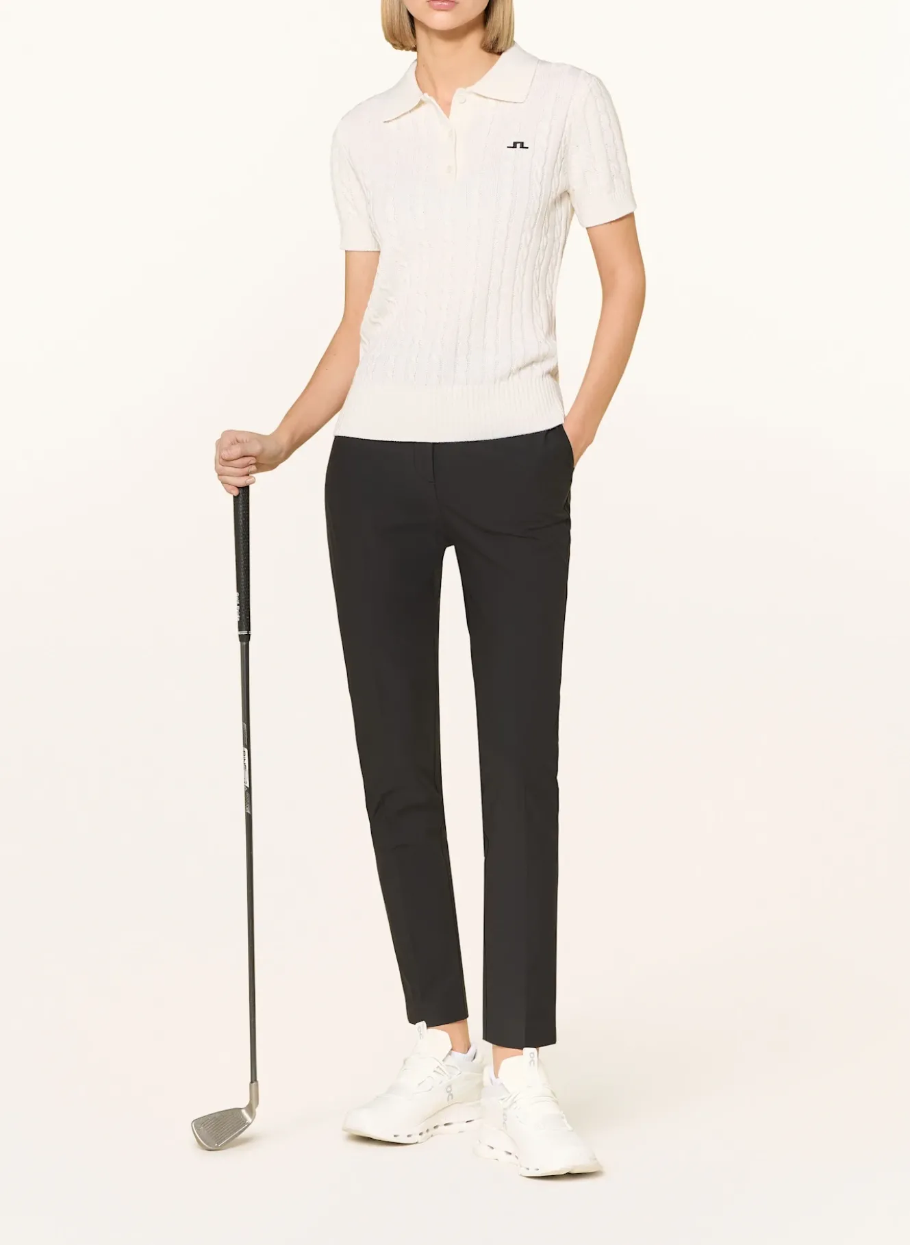 Strick-Poloshirt