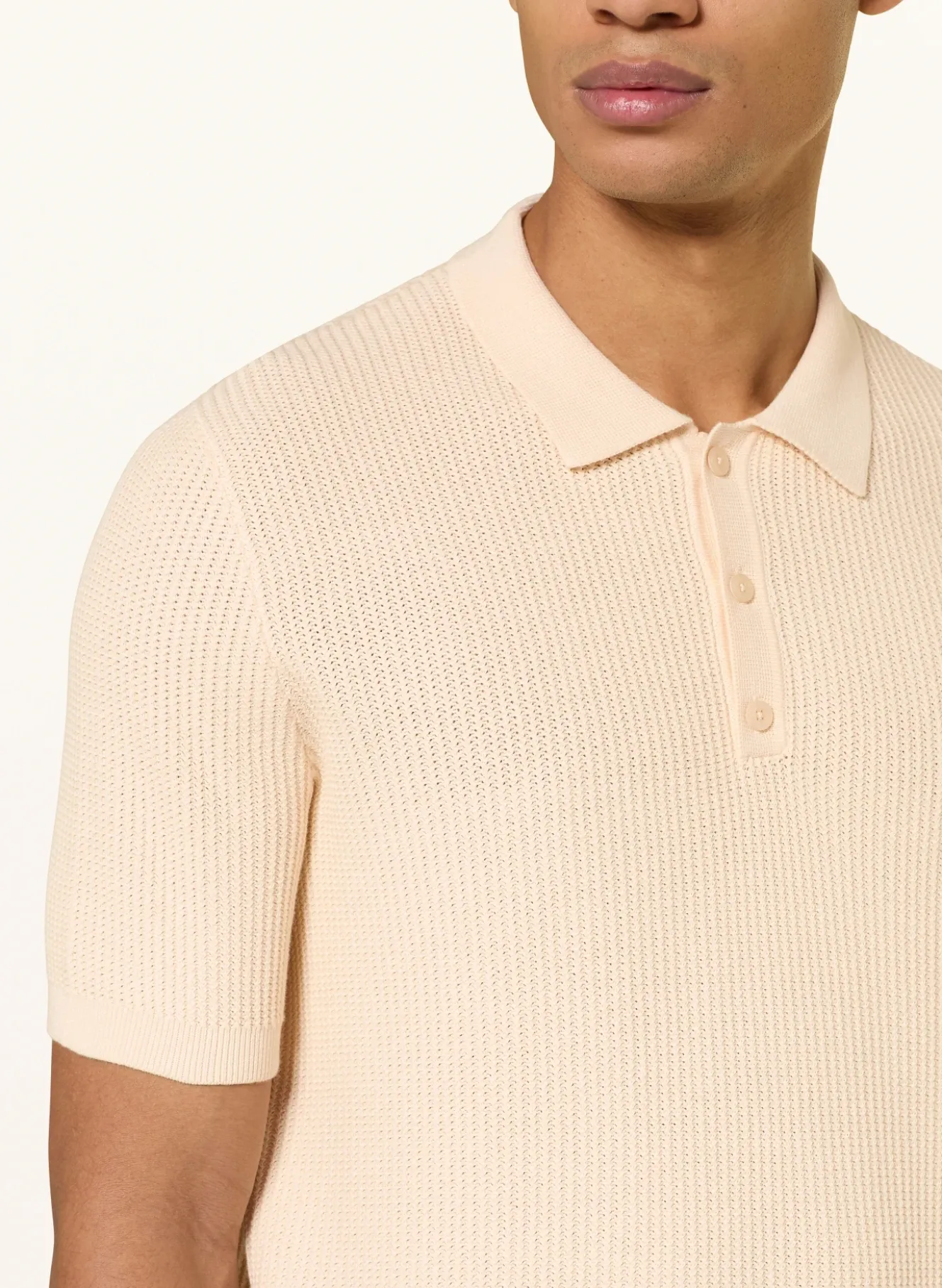 Strick-Poloshirt