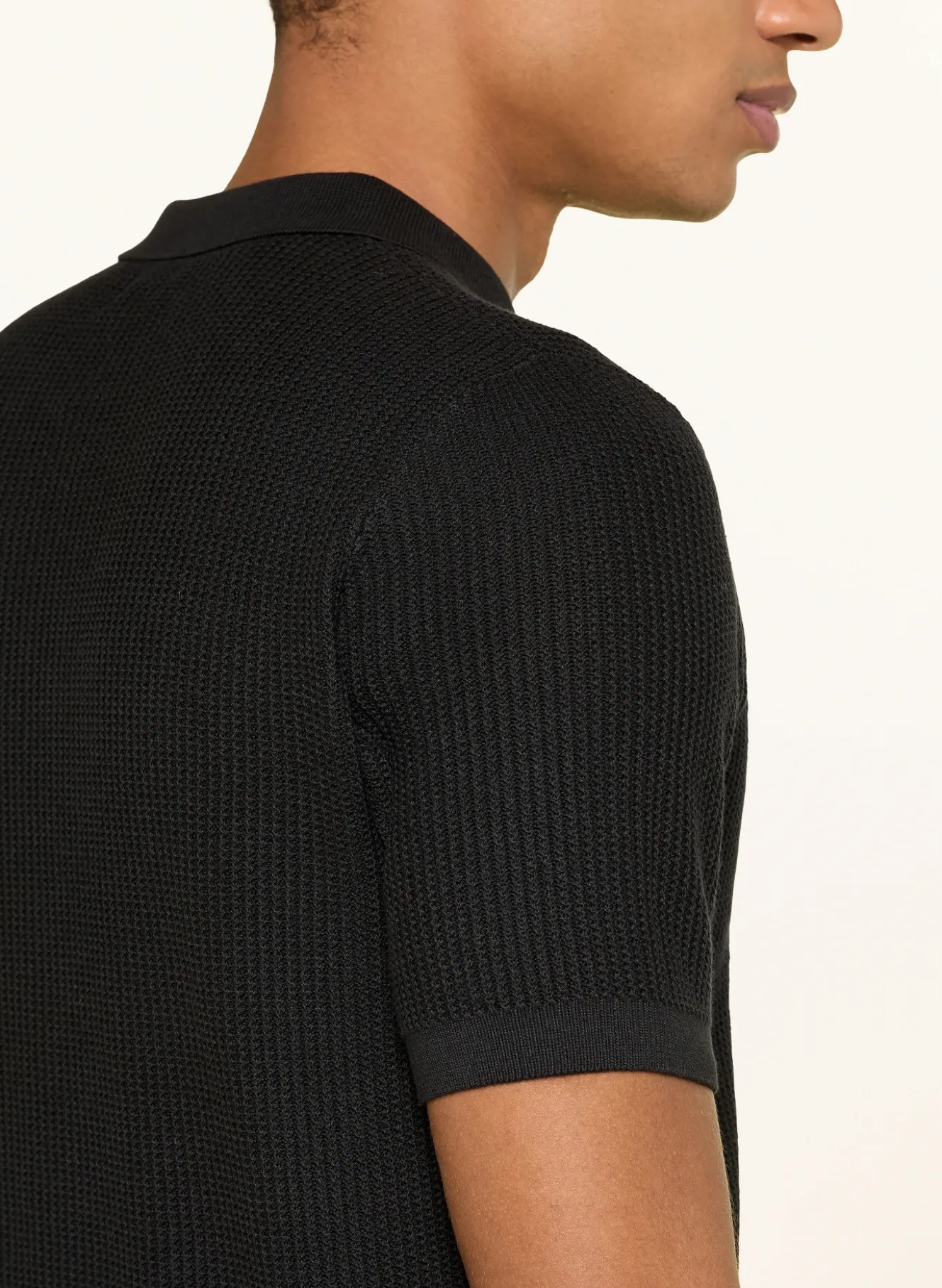 Strick-Poloshirt