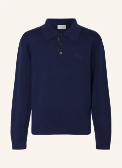 Strick-Poloshirt