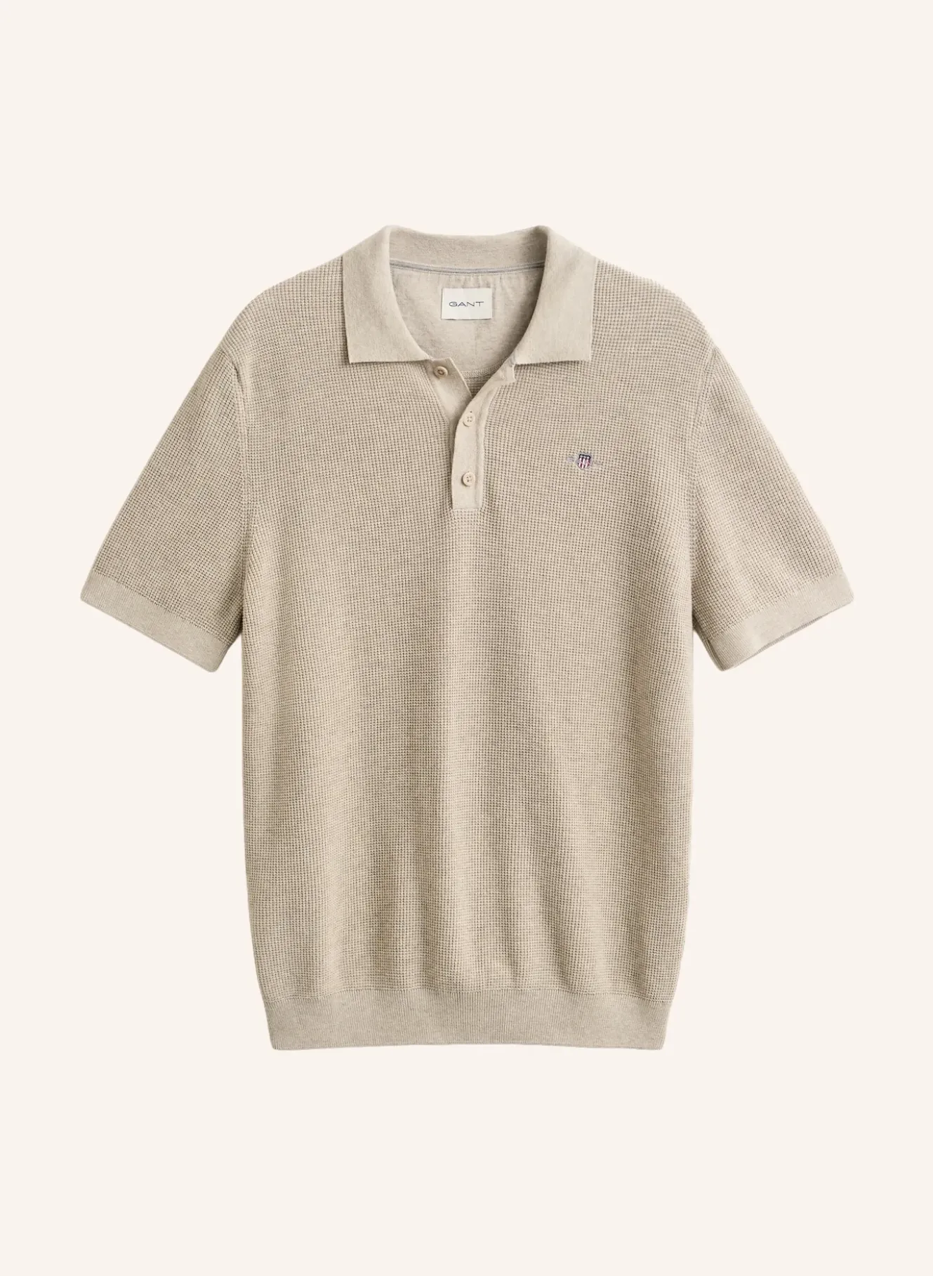 Strick-Poloshirt