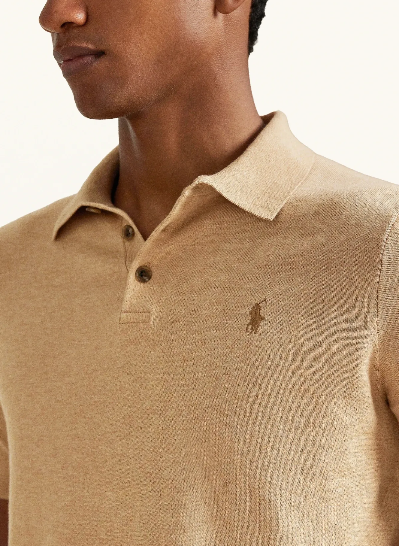 Strick-Poloshirt