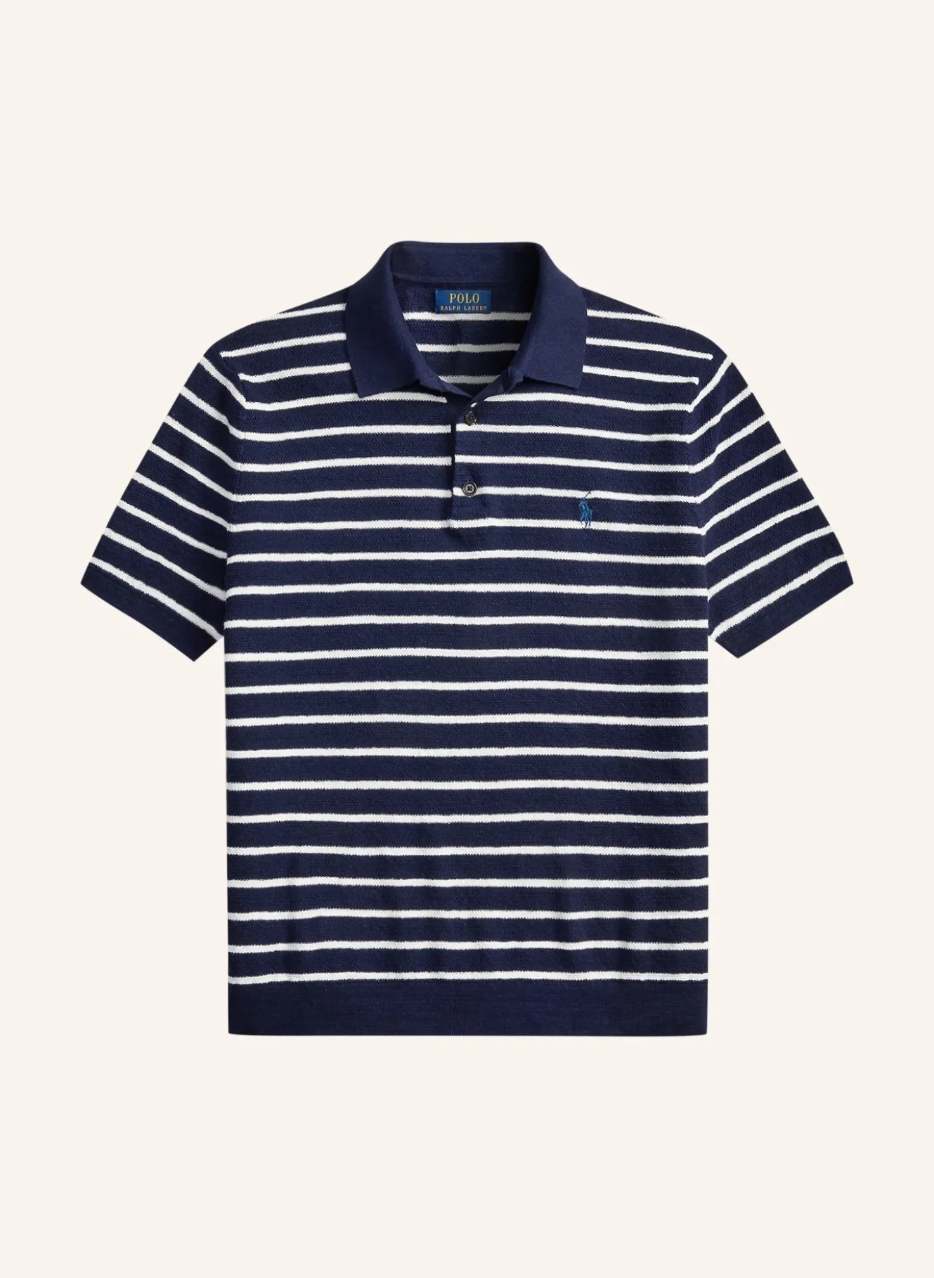 Strick-Poloshirt