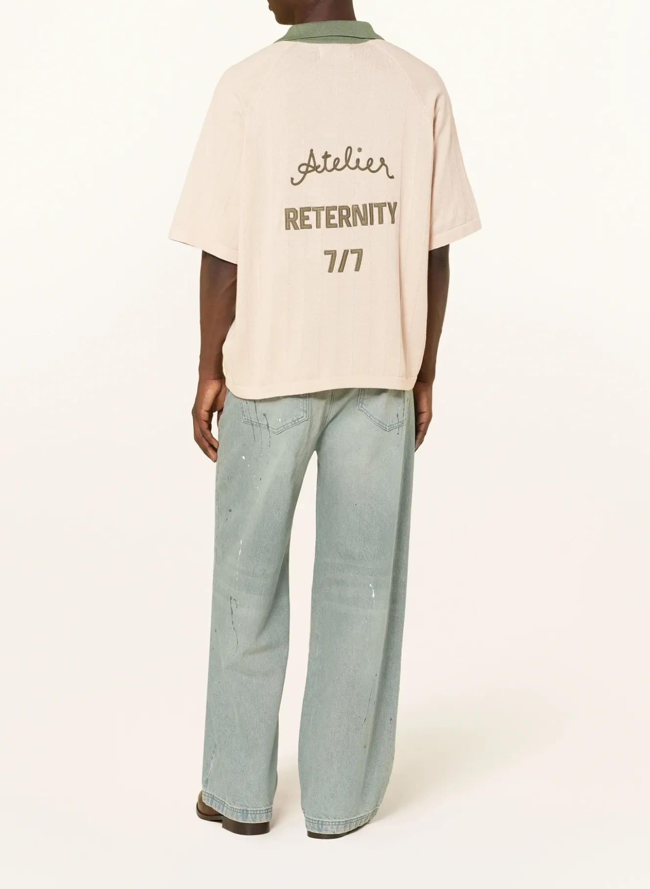 Strick-Poloshirt