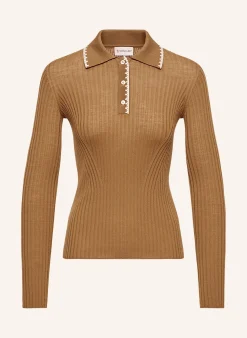 Strick-Poloshirt