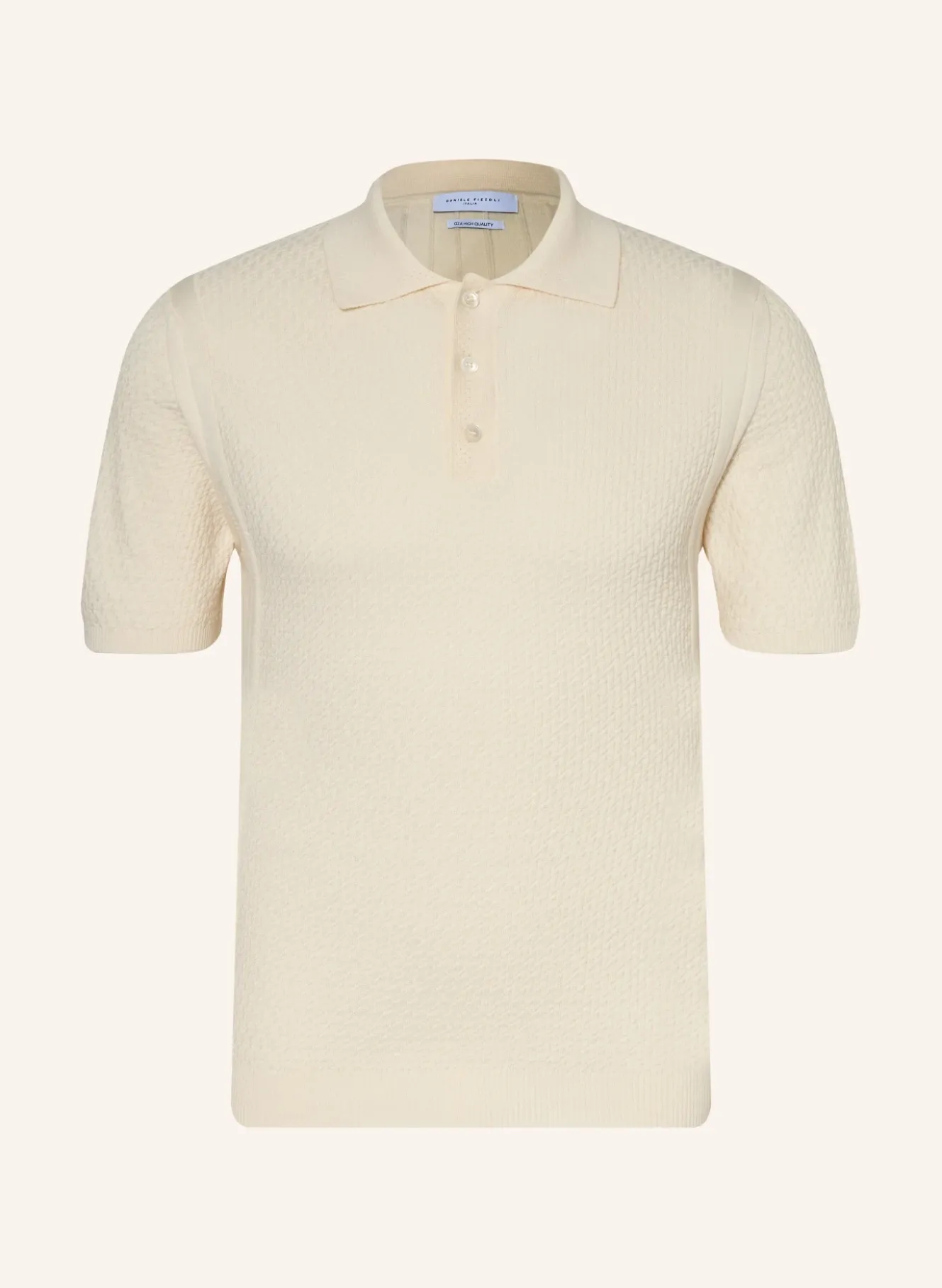 Strick-Poloshirt