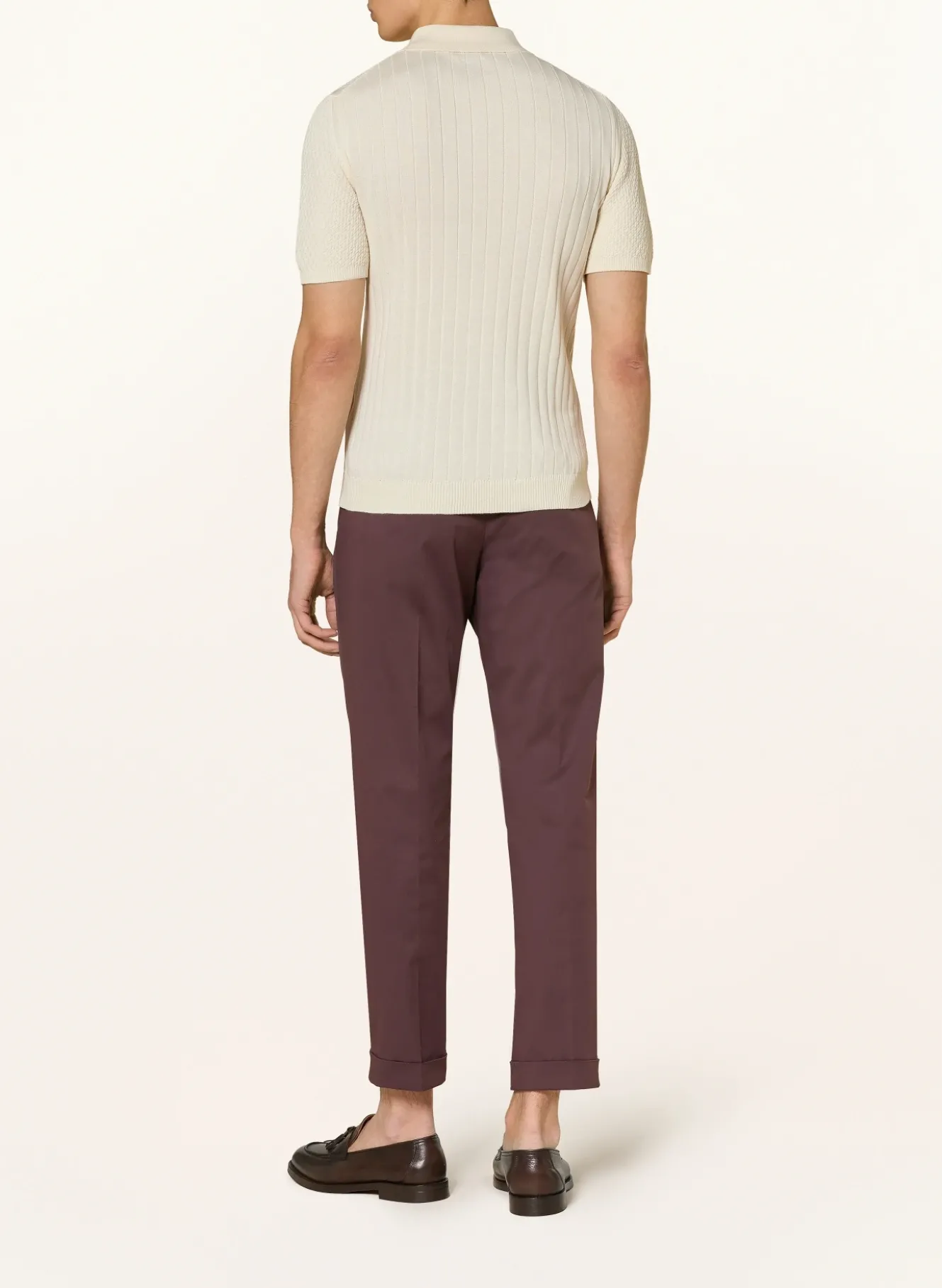 Strick-Poloshirt